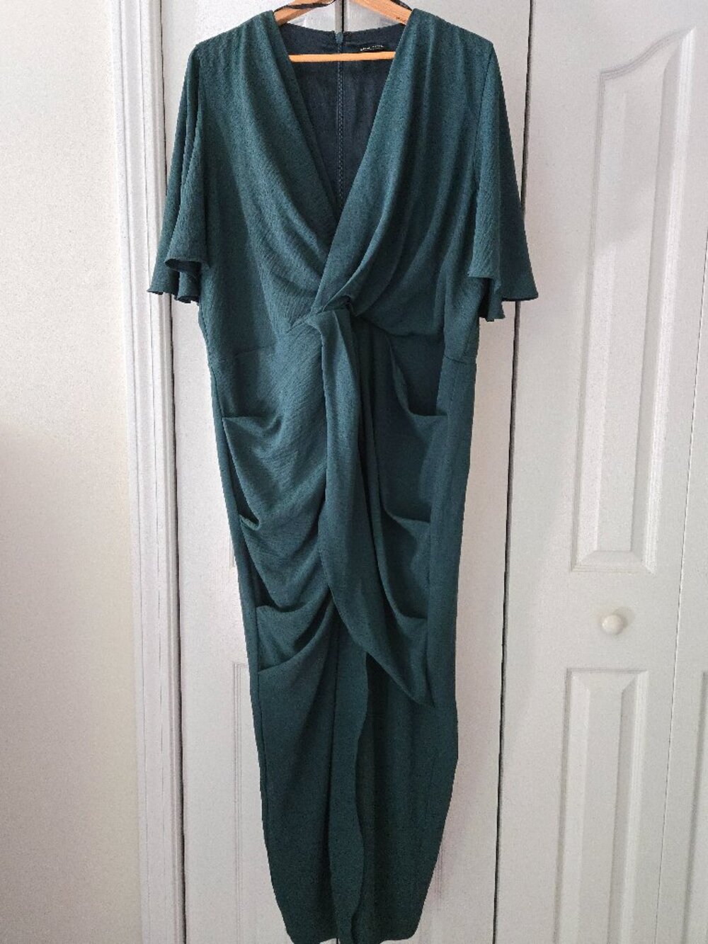 City Chic Braelynn Maxi Dress Emerald Green Plus Size XXL / 24W